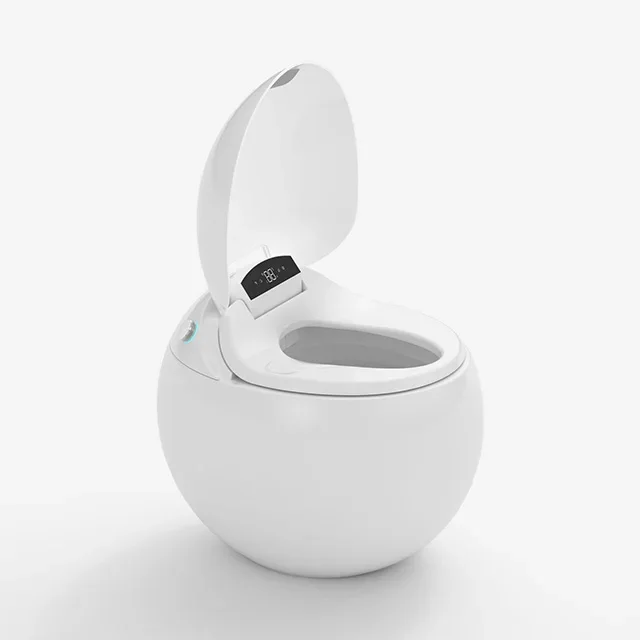 

New Modern Sanitary Ware Bathroom Ceramic Luxury Electric Intelligent Wc Egg Shape Smart Toilet Automatic With Cistern Tank