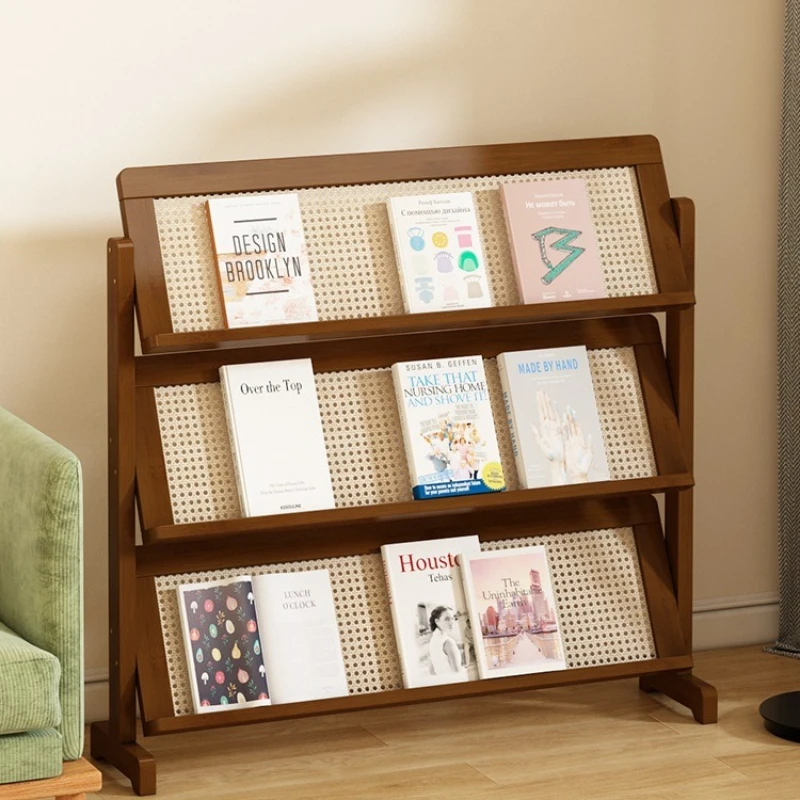 Office Furniture Magazine Racks Modern Bookshelf Organizer Shelves Magazine Racks Shelf Wood Furniture Recargador MHSNJ