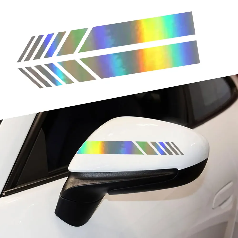 

2pcs Vinyl Car Graphic Sticker Car Rearview Mirror Side Decal Stripe Sticker Car Body Decals Universal Car Styling Accessories