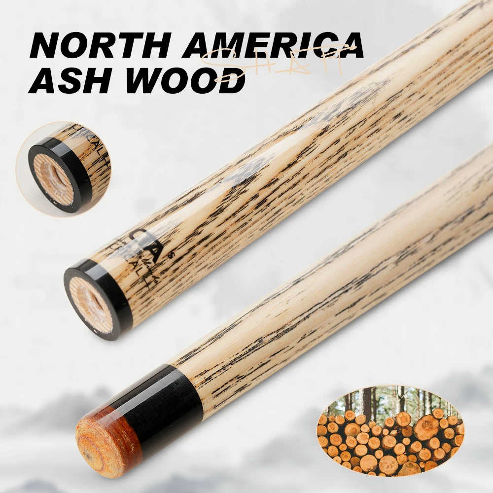 

CRICAL Technologia Shaft for Pool Cue, Tiger Tip, Selected Ash Wood Shaft, 11.5mm 3/8*8 Radial Pin Joint Single Shaft