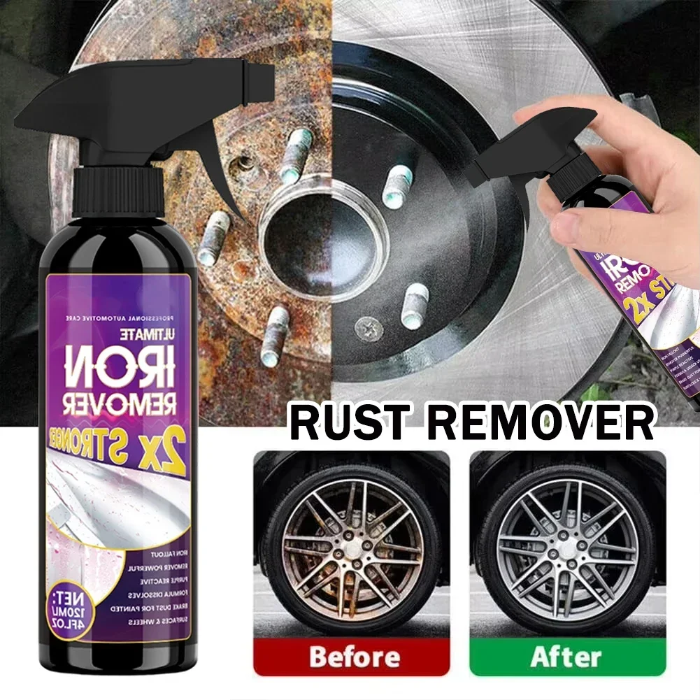 Car Rust Remover  Powerful Car Rust Remover Spray for Metal Car Bike Household Tools