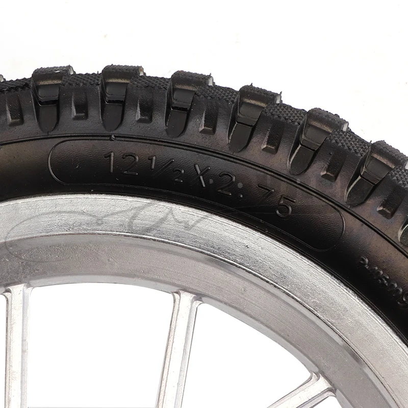 12.5 x 2.75 Rear Back Wheel Tyre Tire Front With Wheel Hub For 47 49cc Mini Monkey Pocket Dirt Bike Pit Bike Moto Accessories