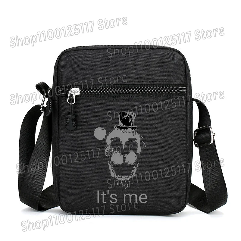 Fnafs حقيبة كتف الكبار أنيمي ساحة قماش حقائب كروسبودي خمس ليال فريدي كول الرياضة في الهواء الطلق الحقيبة الأولاد الهدايا المحمولة #3