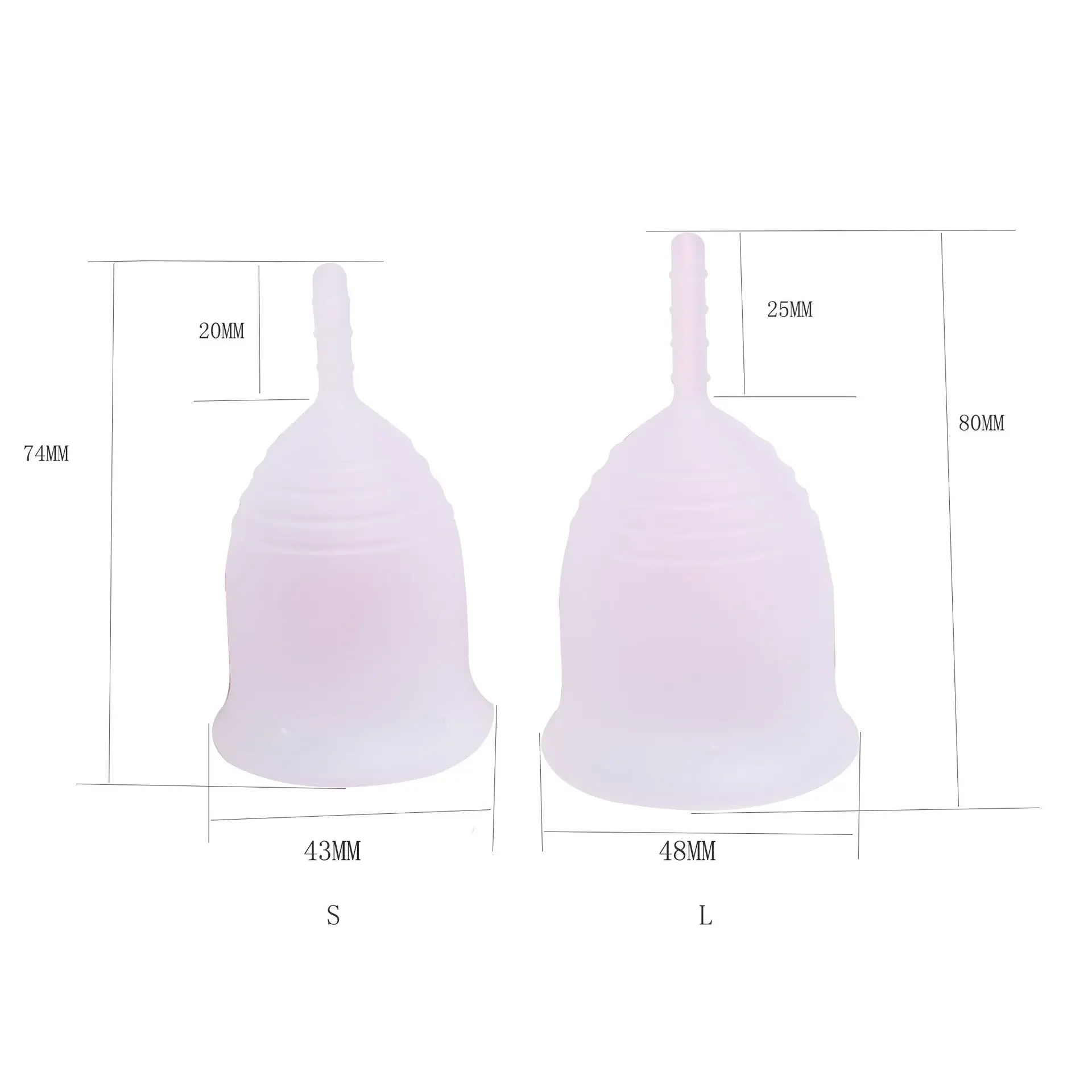 Women\'s Sanitary Napkins, Menstrual Cup for Sports and Swimming, Medical Silicone Menstrual Cup Women\'s Menstruall Products