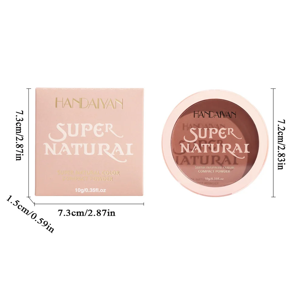 8 Colors Matte Waterproof Compact Powder Oil Control Long Lasting Moisturising Cosmetics High Coverage Makeup Base Face Powder