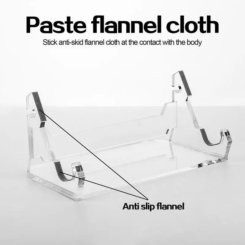 Universal Portable Desktop Stand Base Acrylic Organizer For Steam Deck Game Console Holder Cell Phone Support Bracket Accessory