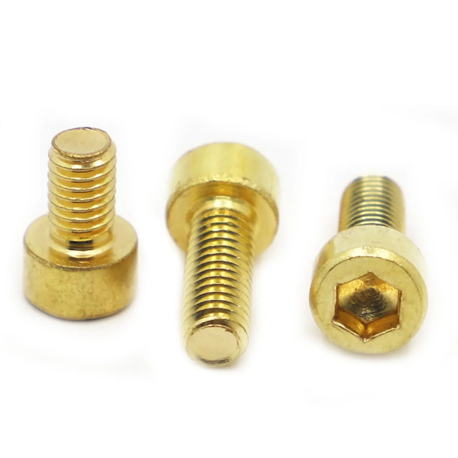 Messing Sechskant Innensechskantschraube M3 M4 M5 M6 M8 M10 Innensechskantschraube Bolzen DIN912 – Detail 3