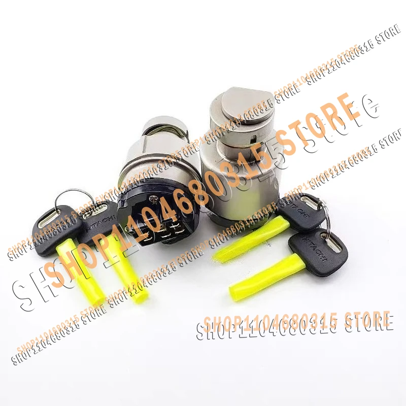 Excavator Parts for H800 Key High Quality Excavator Ignition Switch ZX EX120/200-2/3/5/6 Start Switch Electric Door Lock Key