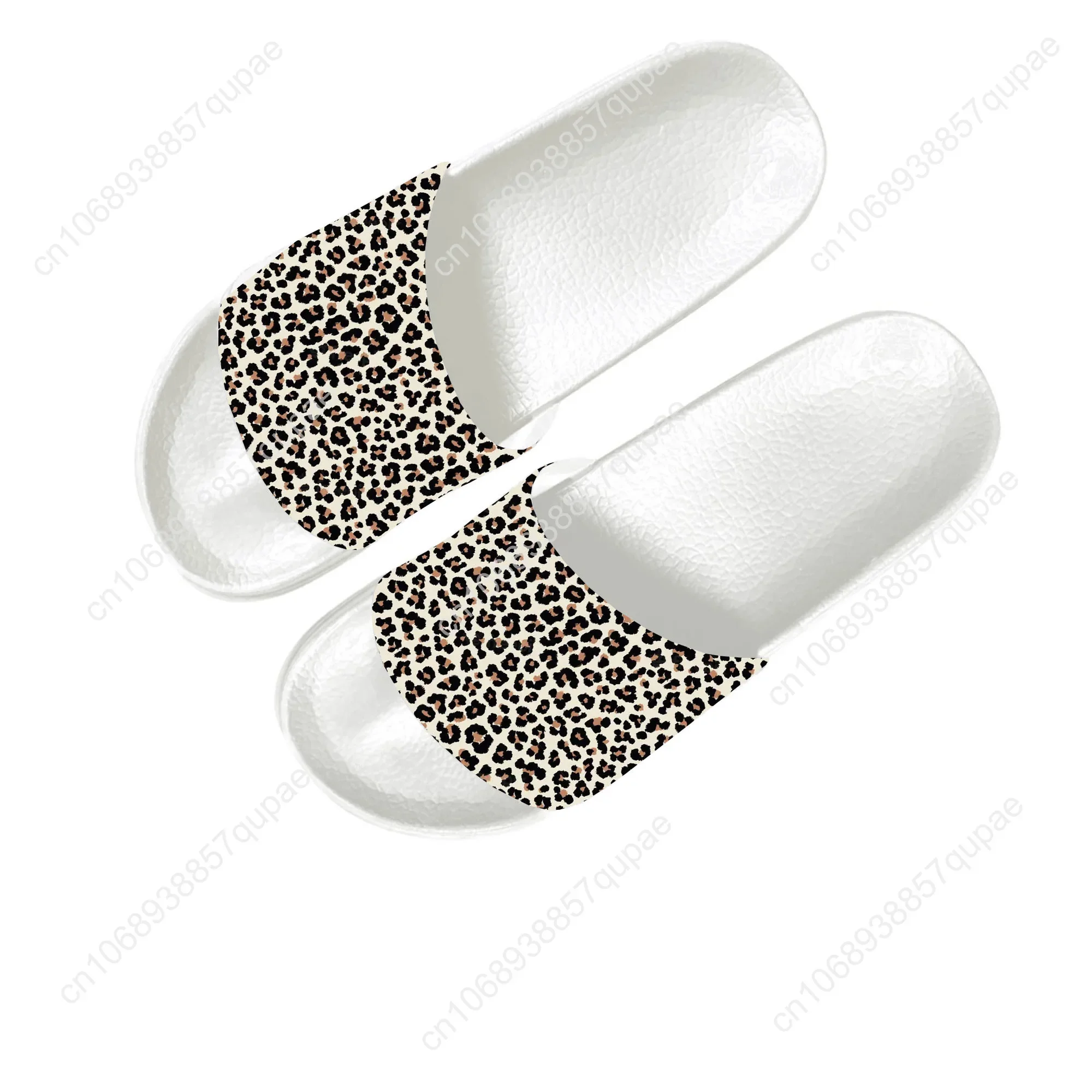 

Leopard Pattern Slippers Home Water Shoes Mens Womens Teenagers Fashion Beach Pool Sandals Custom Made Comfort Summer Slipper