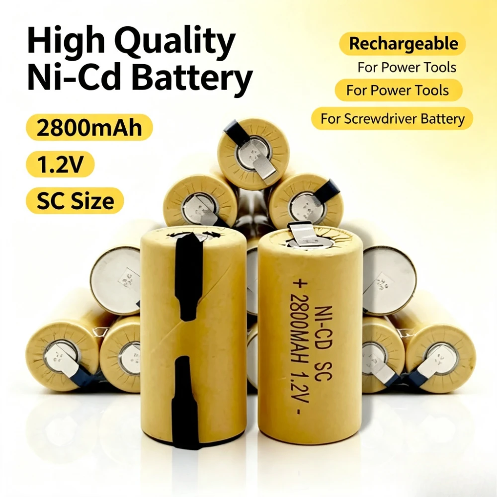 High Quality 2800mAh Ni-Cd Rechargeable Battery For Brand Power Tools, Screwdriver Battery, 1.2V