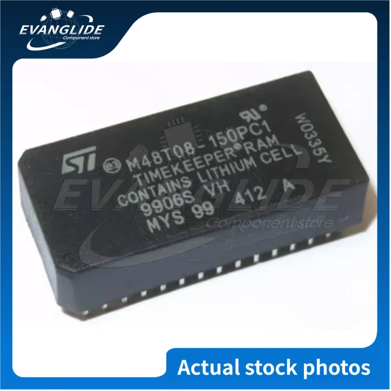2 PCS/LOT Original & New M48T08-150PC1 PDIP-28 Real-time Clock IC