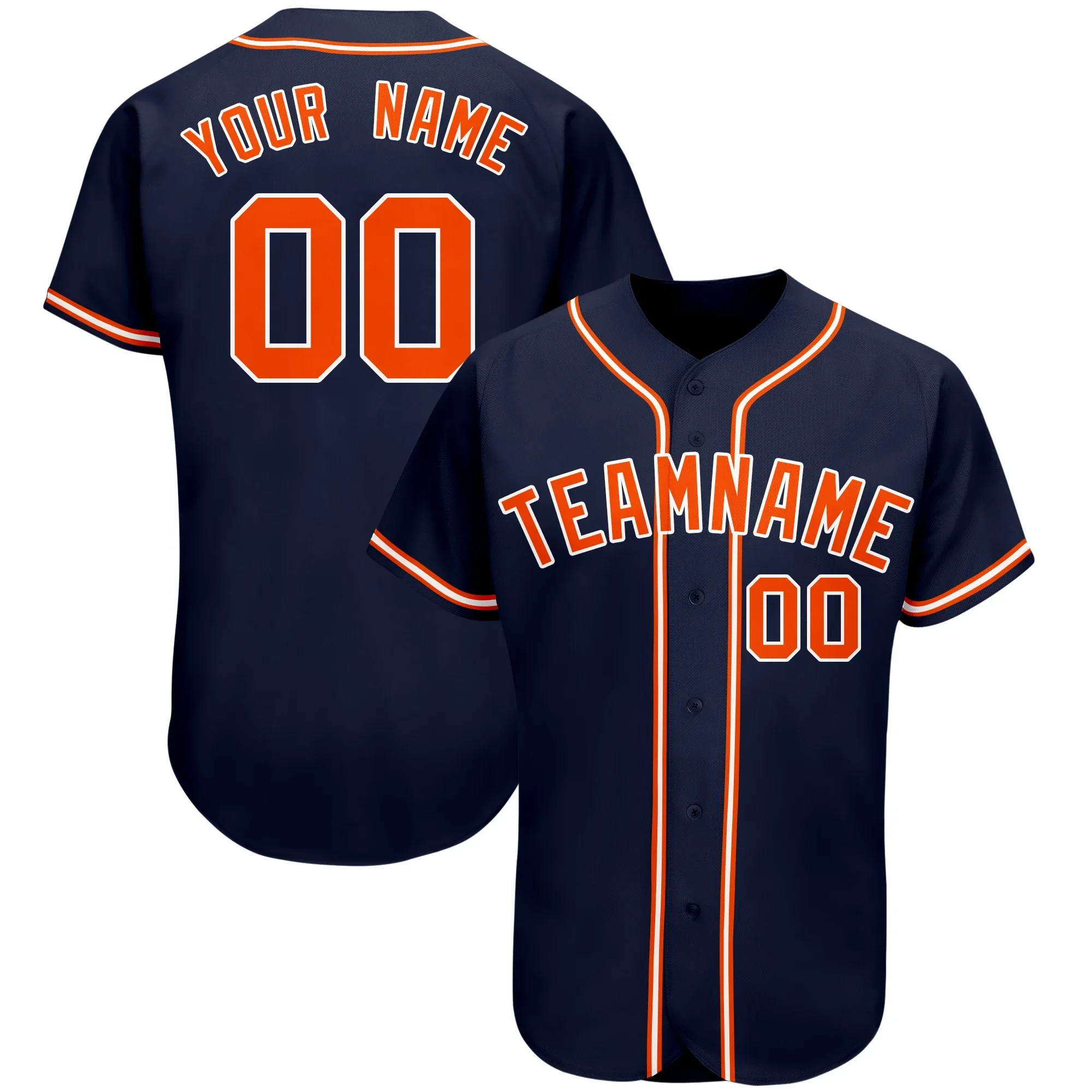 2025 Hot Custom Baseball Jersey Team Name/Number Full Sublimated Athletic/Casual Jersey for Adults/Kids Outdoors/Indoors