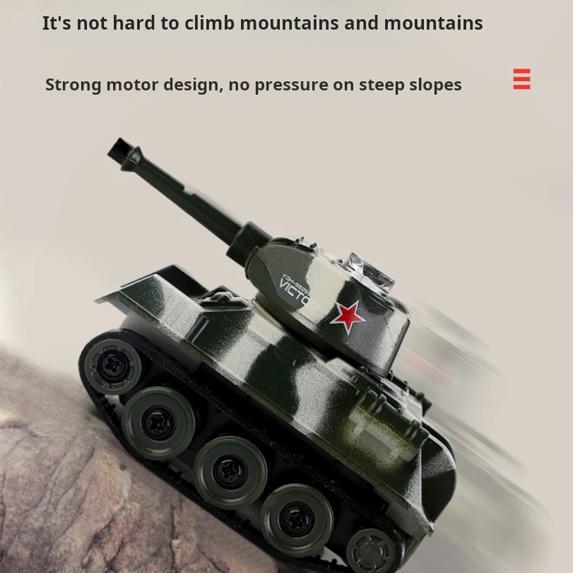 1:100 スケールミニタイガー RC タンクモデル模倣リモートラジオリモートコントロールタンク電子男の子のおもちゃ子供キッズギフト