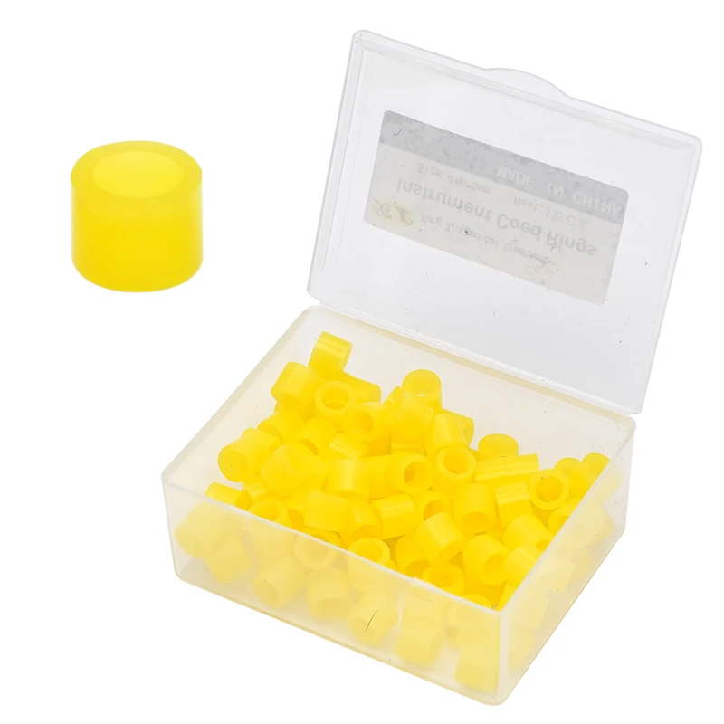 100pcs Dental Teeth Code Rings Silicone