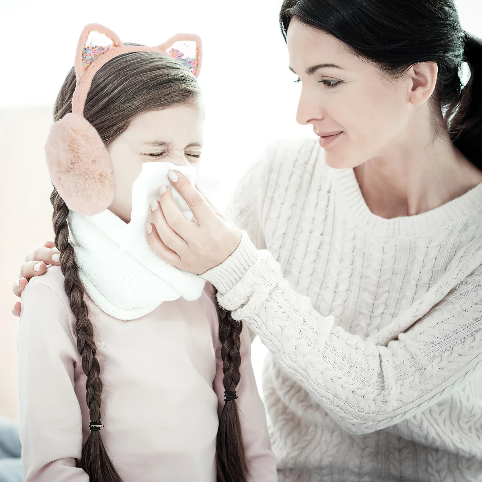 الأذن دفئا لطيف القط نمط في الهواء الطلق الشتاء غطاء للأذنين الشتاء غطاء للأذنين يندبروف الحرارية غطاء للأذن للسفر في الهواء الطلق