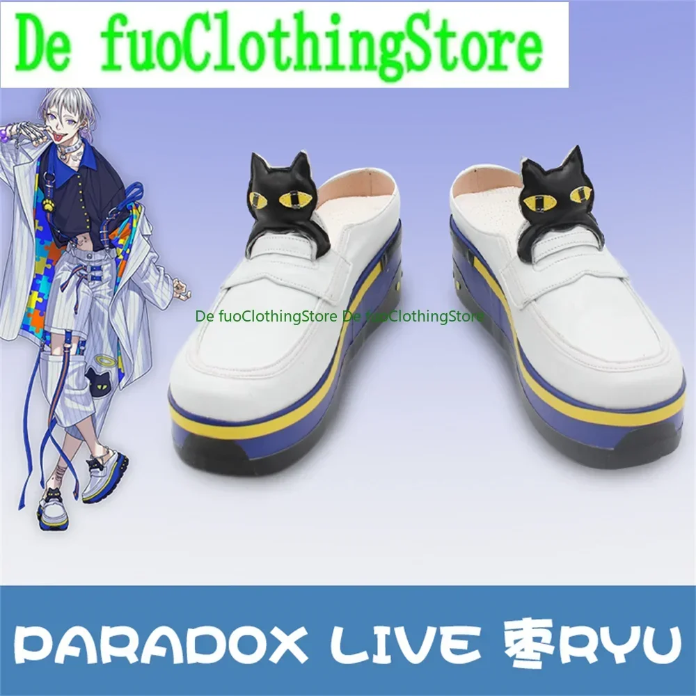 

Paradox live Natsume Ryu Cosplay Shoes Boots Game Anime Carnival Halloween DefuoClothing Shoes Store