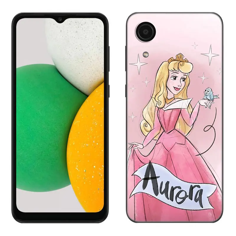 Sleeping Beauty Princess Phone Case For Samsung A01 Core A04E A04S A05S M04 4G A02 A03 A10 M40 S A06 A10E M10 M11 M12 M22 M42