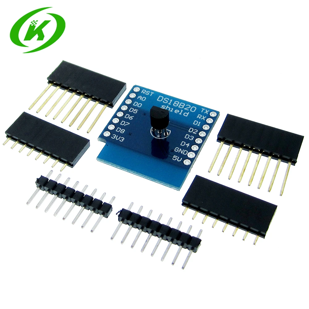 10pcs/lot DS18B20 Temperature Sensor Shield Wemos D1 Mini D1 Mini Pro ESP NodeMCU