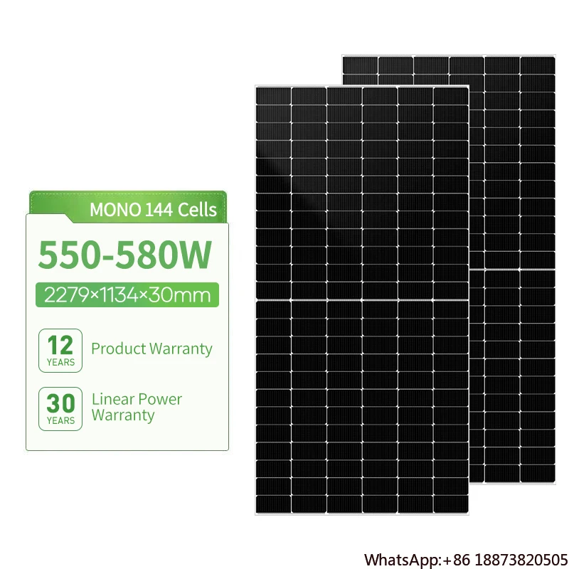 

570W 575 Watt 580watt Paneles Solares Costos Set of Solar Panel 550W Quotes Solar Roof Panels