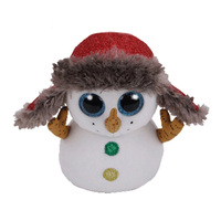 23cm Ty Beanie Boos Animal Santa Christmas Snowman Plush Toy Doll