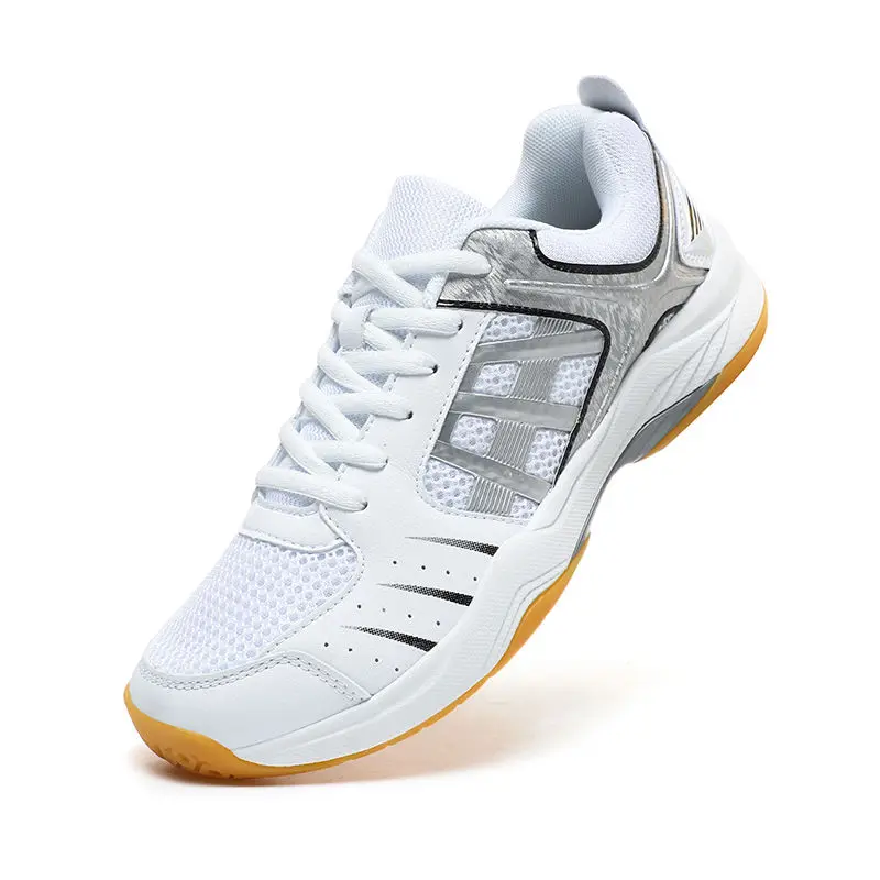 Men's badminton trainers Breathable non-slip soles Women's tennis shoes Table tennis shoes with swivel buckle