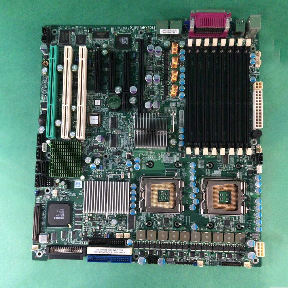 Original Workstation Motherboard For Supermicro X7DA8 SCSI PCI-X Medical Motherboard 100% Testing Before Shipment