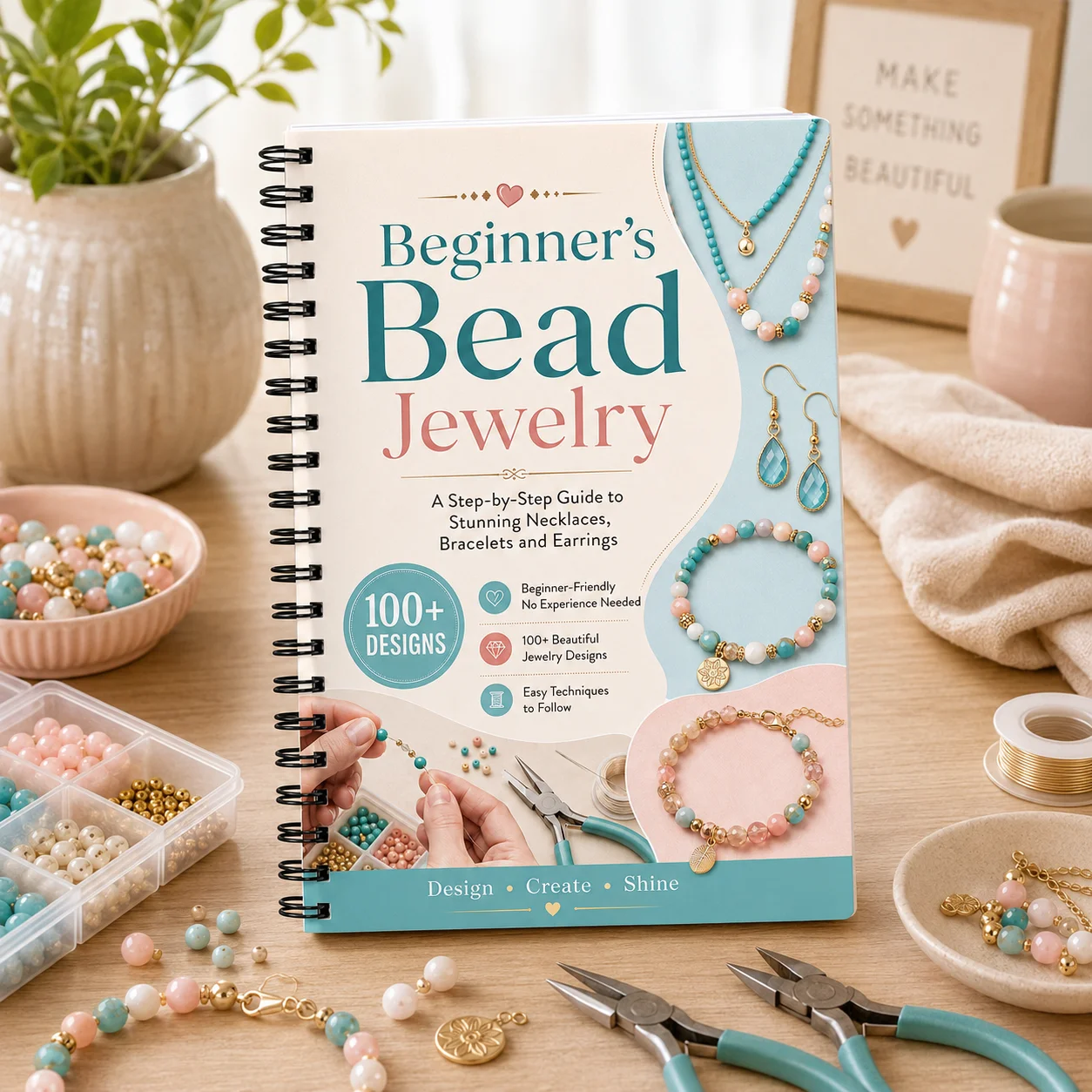 初心者向けビーズジュエリーガイド、A5スパイラルノート、10 - Resin Art Made Simple Book のレビューと価格