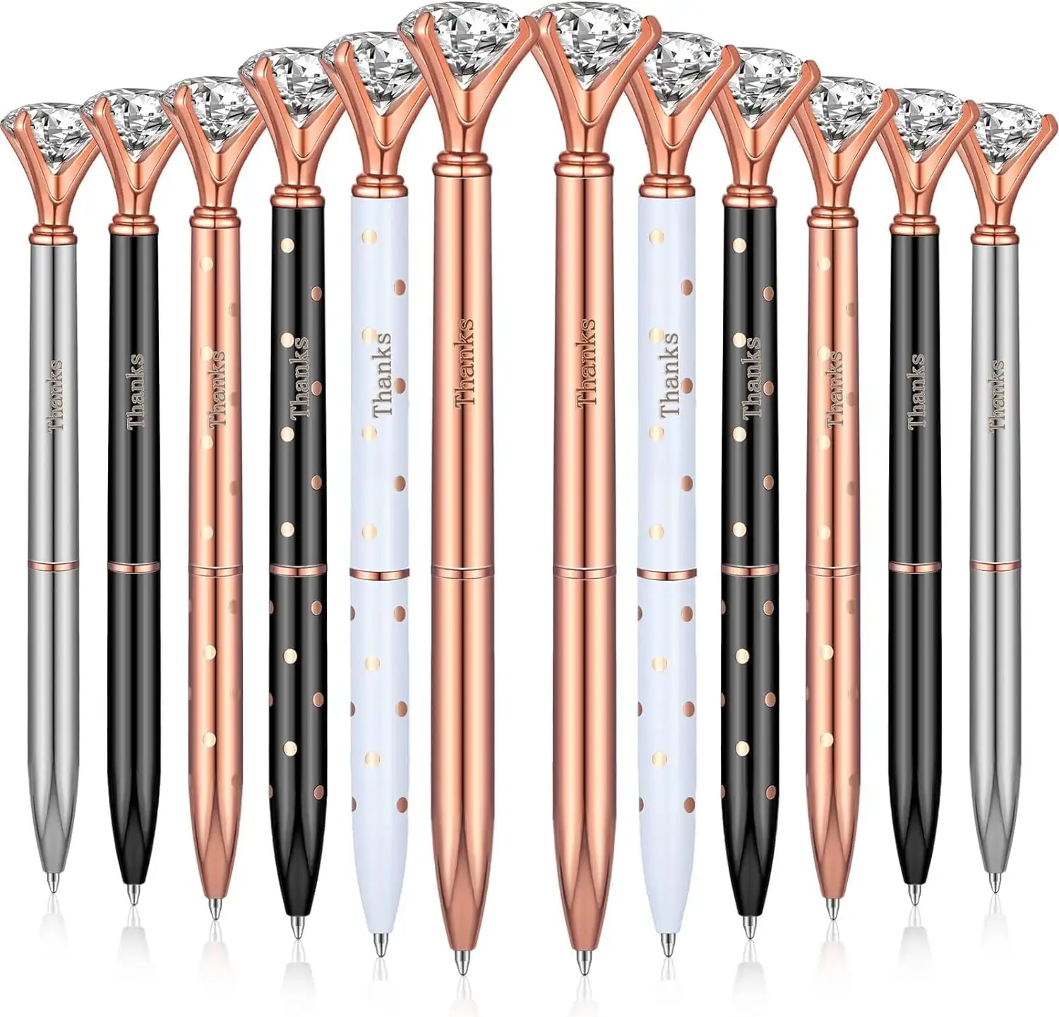 12-canetas-esferograficas-com-strass-e-tinta-preta-canetas-de-gel-metalicas-brilhantes-com-tema-de-agradecimento-presente-para-eventos-festas-e-funcionarios