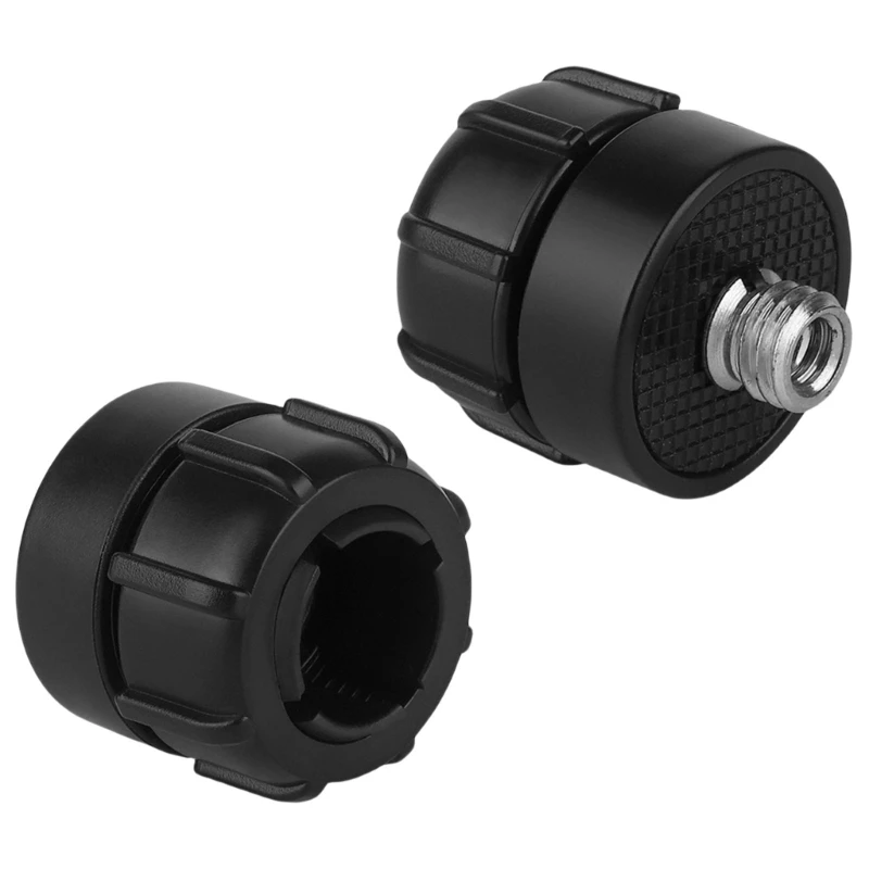 17mm Balls to 3/8 Screw Mount Adapters for Connecting Cameras to Tripods and Vehicle Mounts