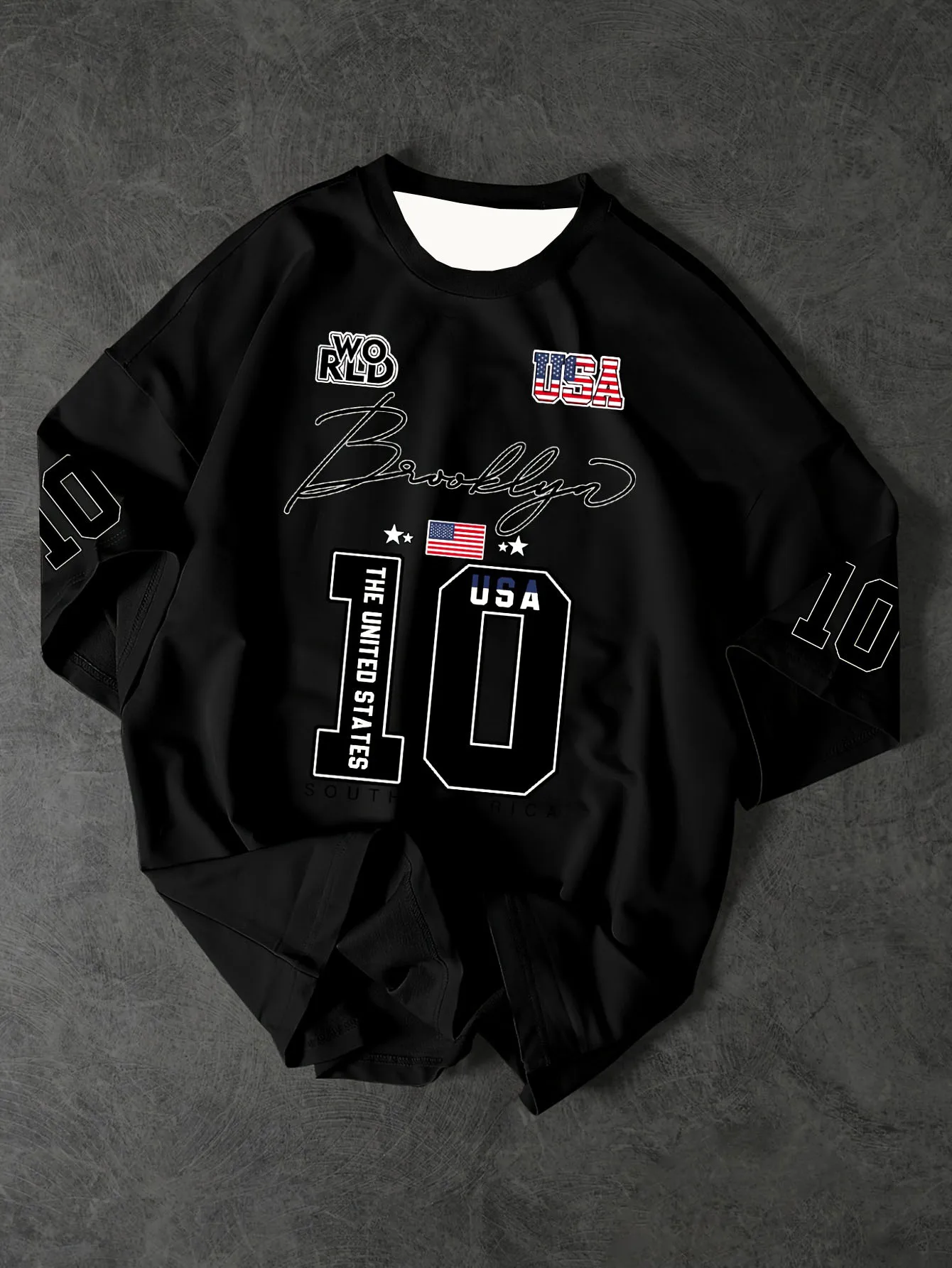 Camiseta deportiva de verano para hombre, camiseta de manga corta con estampado de EE. UU., camiseta gráfica de talla grande, Camiseta deportiva para mujer, camiseta superior