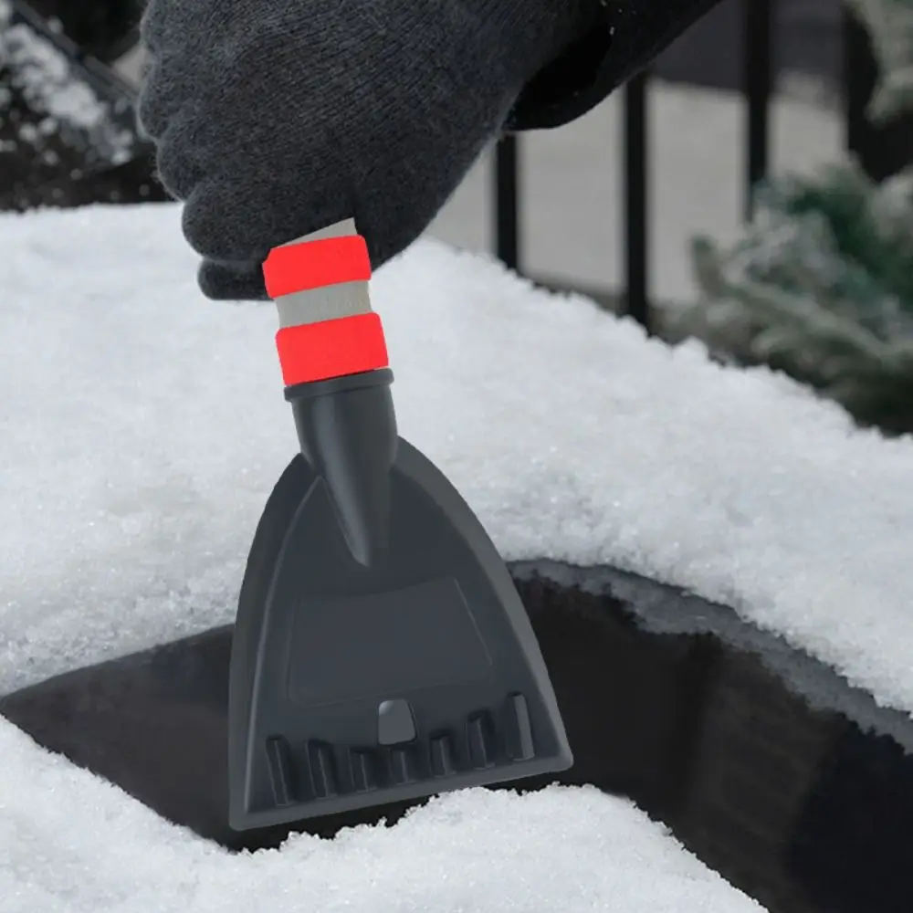 Practical Detachable Snow Shovel Brush Non Slip Portable Car Cleaning Brush Windshield Deicer Remover