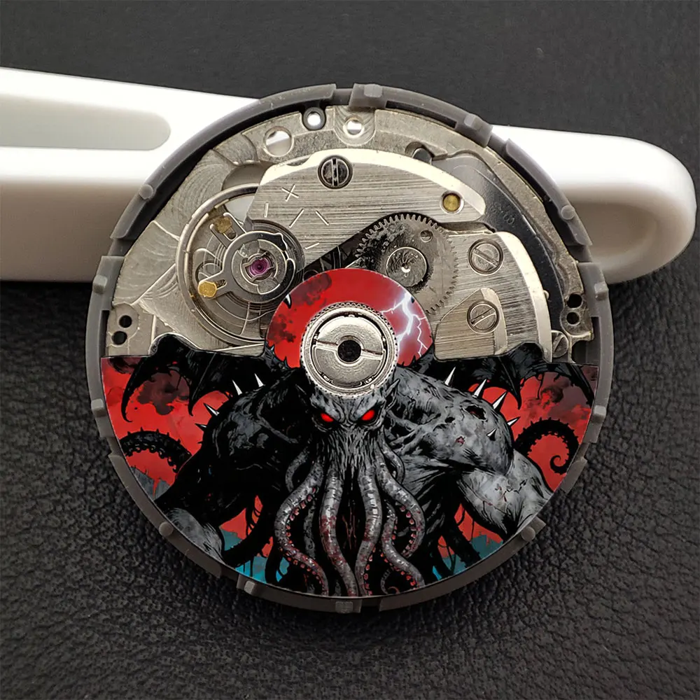 Cthulhu Color Printed NH35 Movement Oscillating Weight Rotor Fit for NH34 NH35 NH36 NH38 NH70 NH72 Watch Movement Accessories