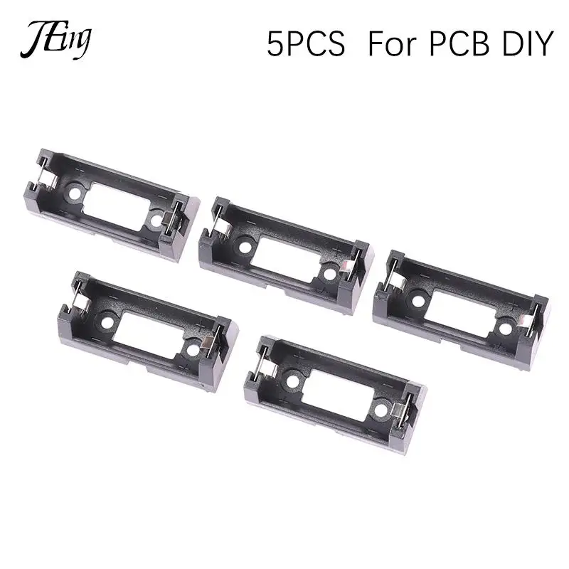 5 PCS Plug-in CR123A Battery Holder 16340 Battery Box LIR123A Battery Storage Box CR123A Battery Box Cover For PCB DIY