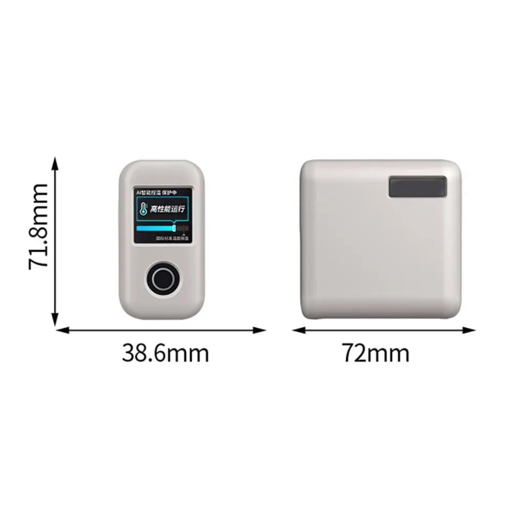 Shockproof Silicone Case Dustproof Solid Color Protective Case Soft Portable Carrying Case for Anker Zolo 140W Charger Travel