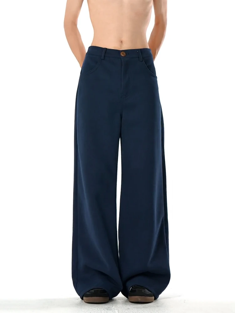 

Мужские спортивные брюки k Blue American Sle с изогнутыми штанинами, утепленные, осенне-зимние, прямые, широкие, повседневные, свободные