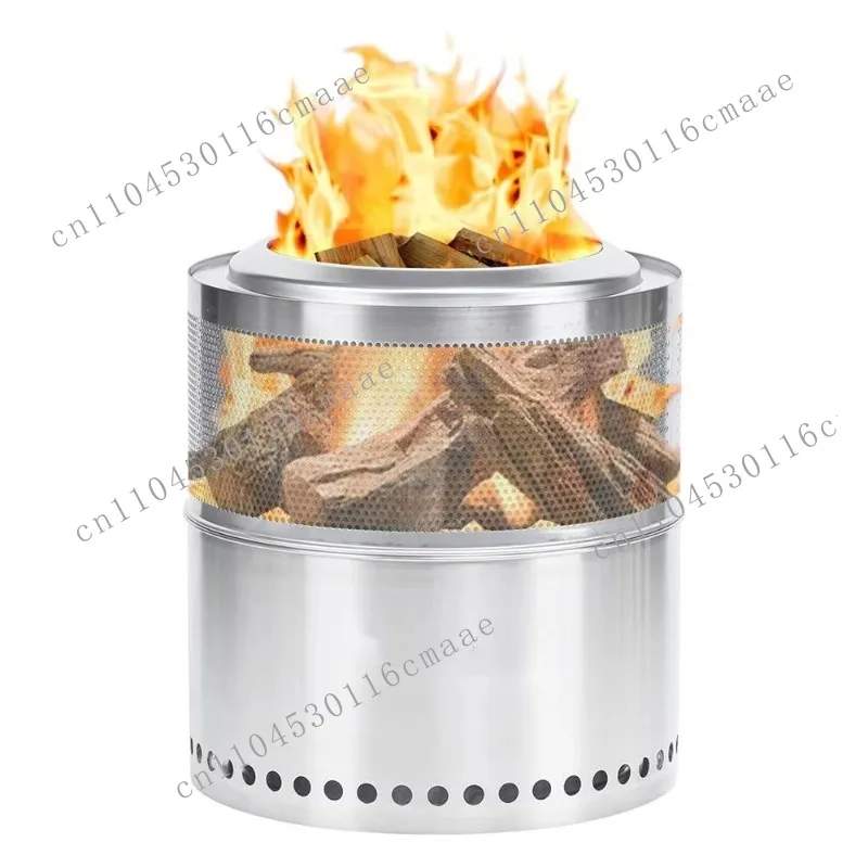 Foldable Stainless Steel Fire Pit Smokeless Carbonization Stove for Outdoor Heating for Garden Wholesaler Adventures