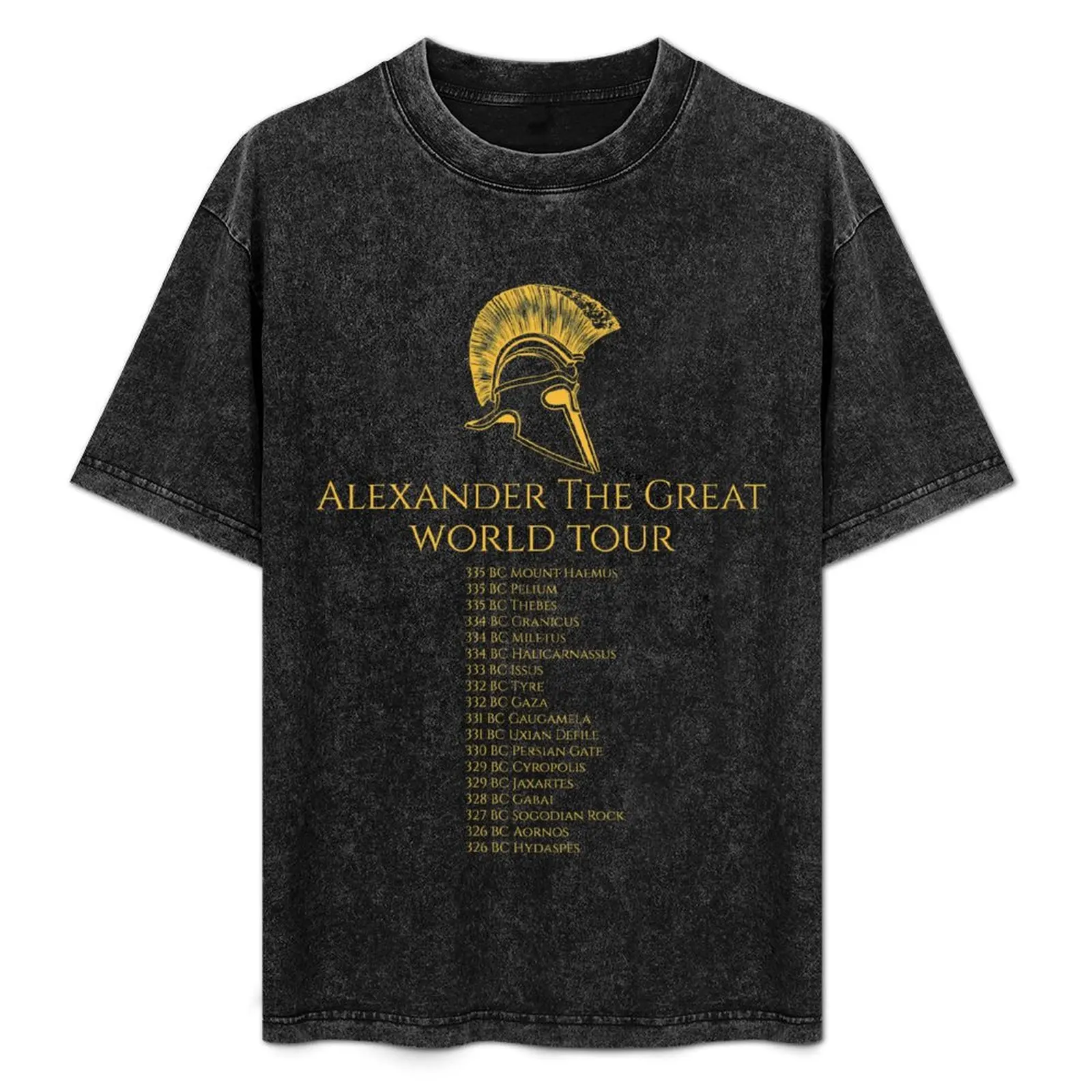 

Alexander The Great World Tour T-Shirt Breathable Lightweight Summer Top