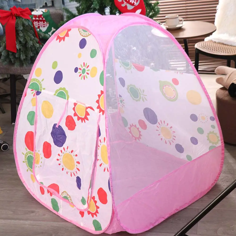 

Домашний игровой домик, домики принцессы, детский игровой домик, палатка, портативный моющийся вигвам с подсолнечником, розовые домики, складные палатки