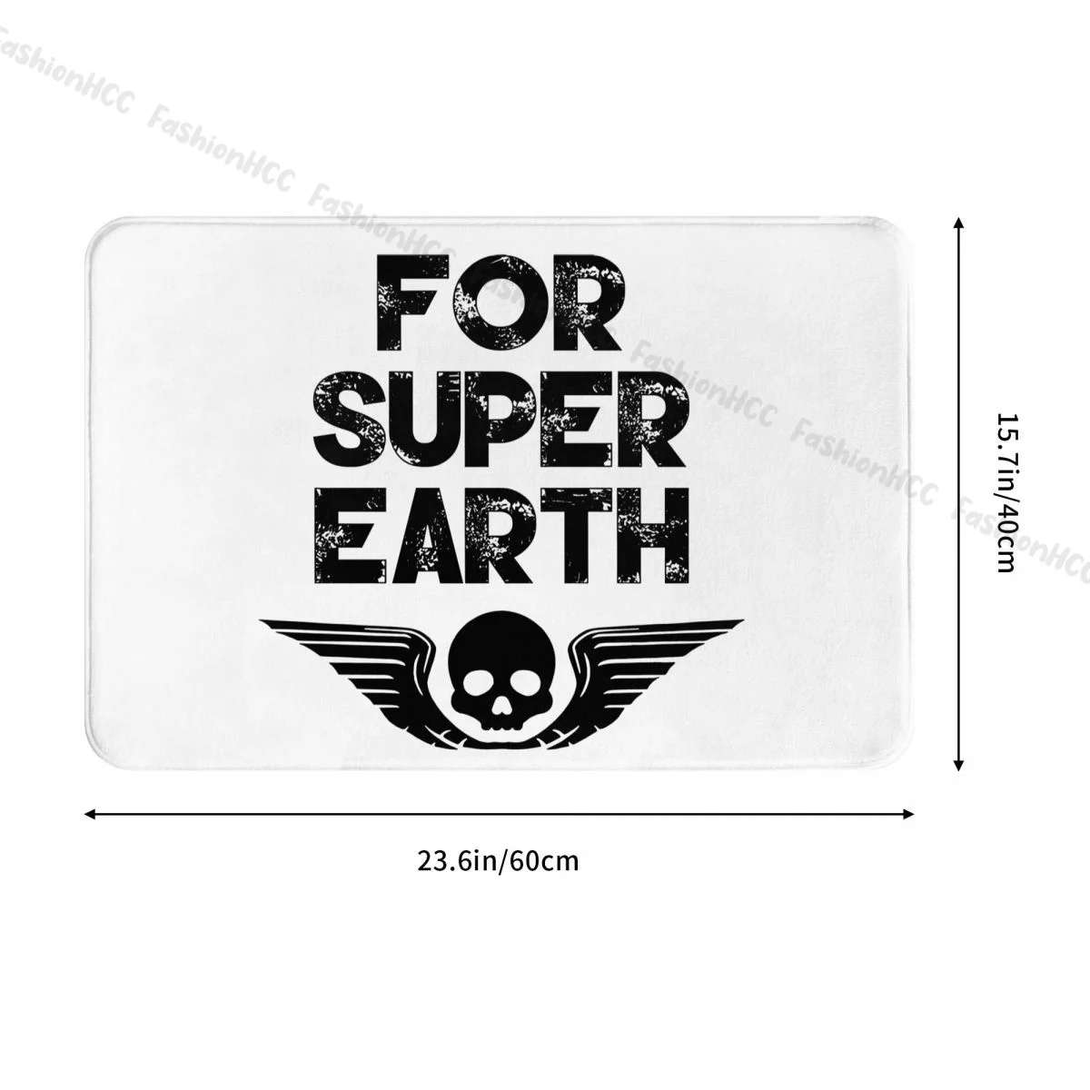 Helldivers II Games Bath Non-Slip Carpet For Super Earth Flannel Mat Welcome Doormat Home Decor Rug