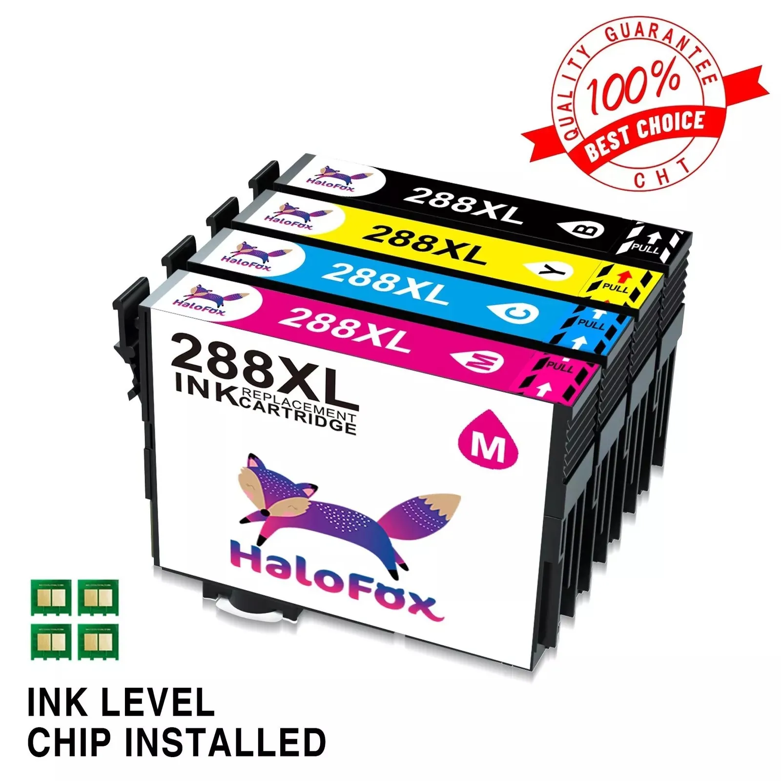 4pack T288XL 288XL Ink Cartridges For Epson XP440 XP446 XP430 XP330 XP434 XP340