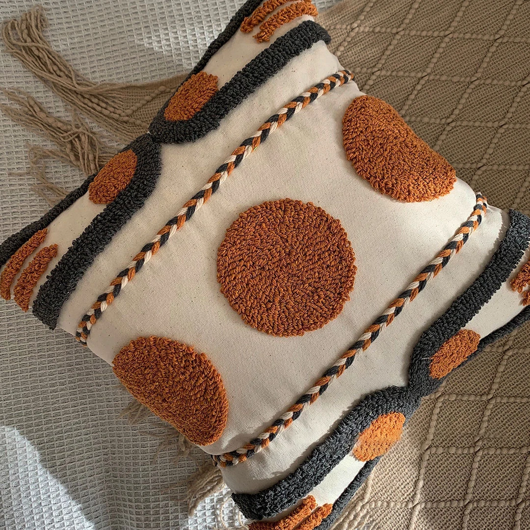 Bohemian Embroidered Pillow Cover 5