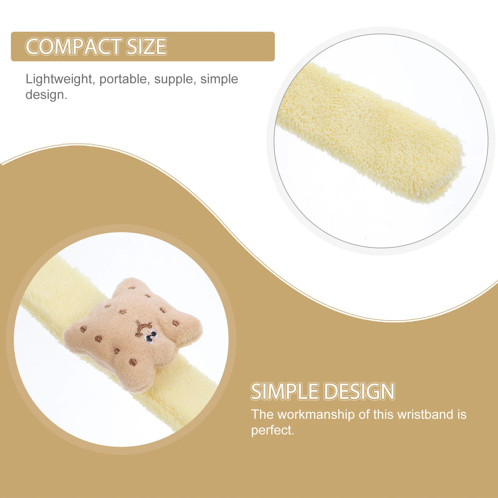 

Face Wash Wristband Supple Comfortable Absorbent Spa Wristband for Facial Washing Soft Water Absorption Wristbands