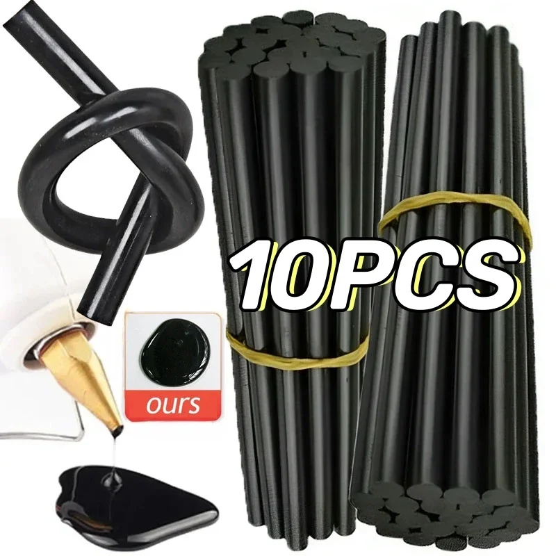 10Pcs Car Dent Repair Glue Sticks Strong Adhesion Car Body Paintless Repair Hot Melt Strip Repairing Glue Stick Car Repair Tool