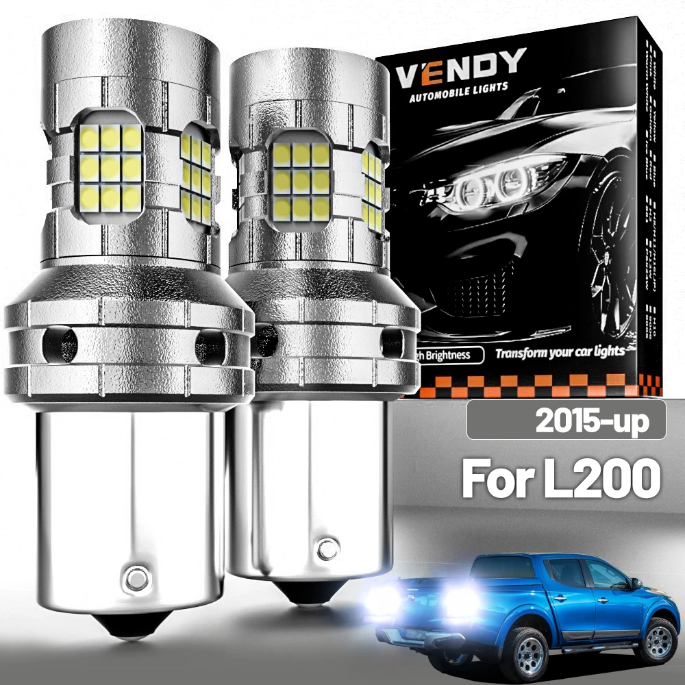 2 stücke LED Reverse Licht Für Mitsubishi L200 2015-2023 Backup Lampe 2016 2017 2018 2019 2020 2021 2022 canbus Zubehör