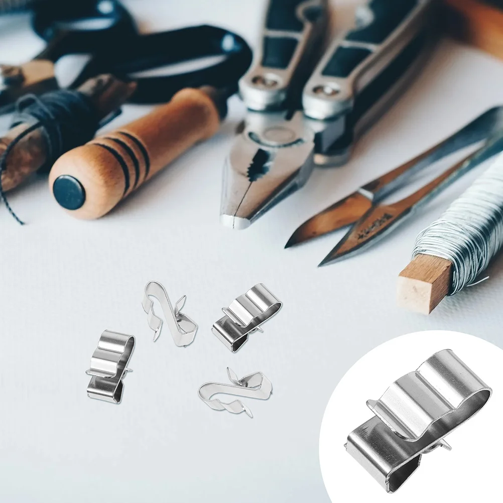 

50Pcs Photovoltaic Wire Clamps Solar Panel Cable Clips Heavy Duty Uv Resistant Anti-Slip Barb Design for All Size