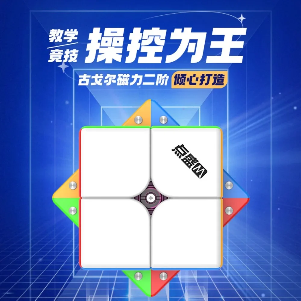 Diansheng 2x2 9cm Googol 2x2x2 Big Magic Cube Magico Cubo Magnet 2x2 큐브 кубики головол Magnetic Child Teaching Toys