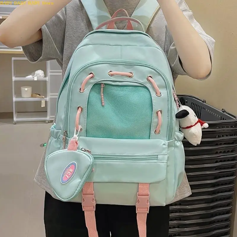 

Q81A Durable Nylon Backpack for Students Teenager School Bag Laptop Daypack Book Bags