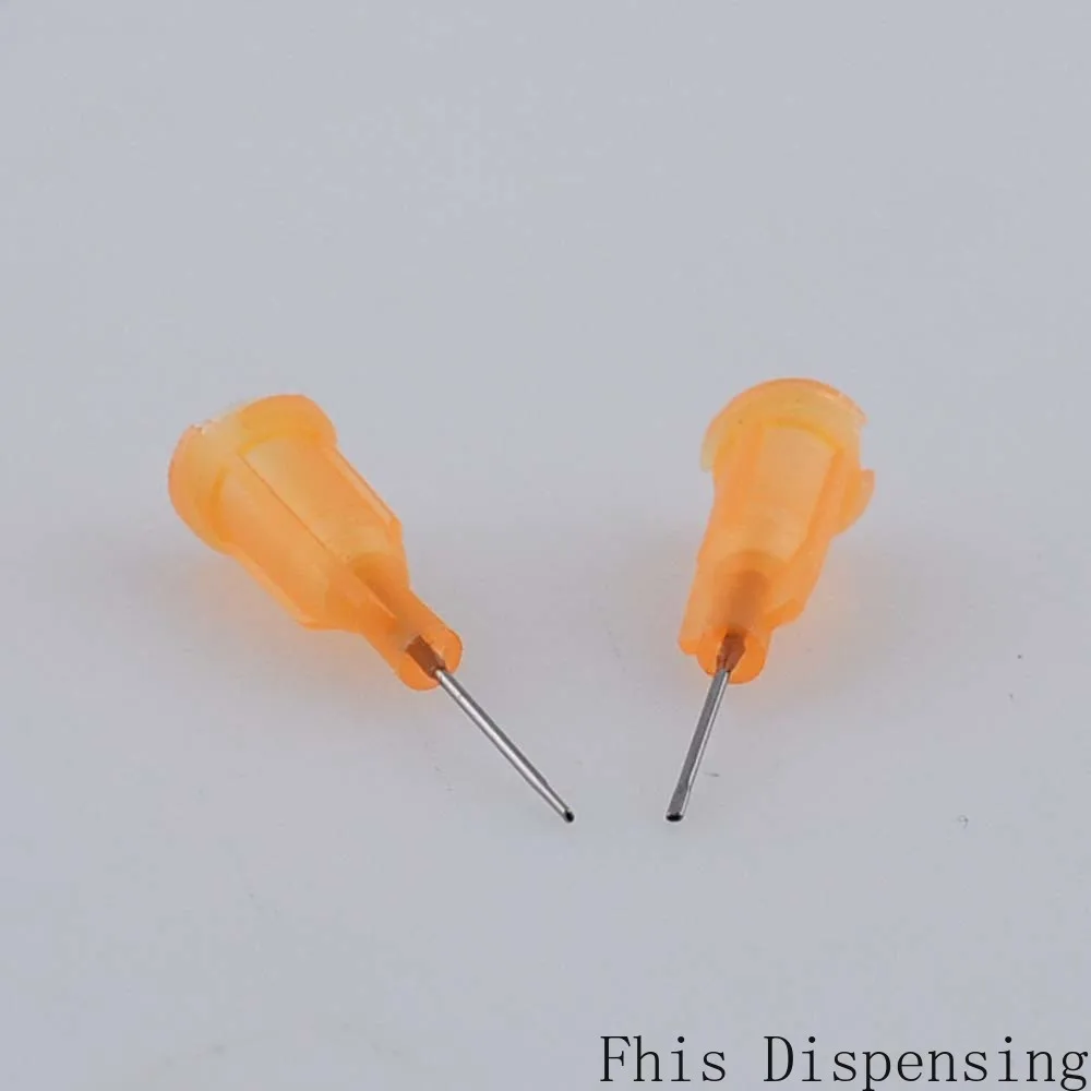 Pack Of 100แบน0.5 "ความยาวท่อ Dispensing เข็ม23G