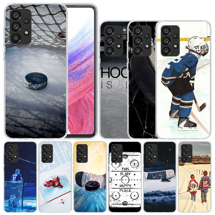 Ice Hockey Rink Sport for Samsung Galaxy A15 A14 A13 A12 A55 A54 A53 A52 Phone Case A35 A32 A33 A34 A25 A22 A23 A24 A04S A03S A0