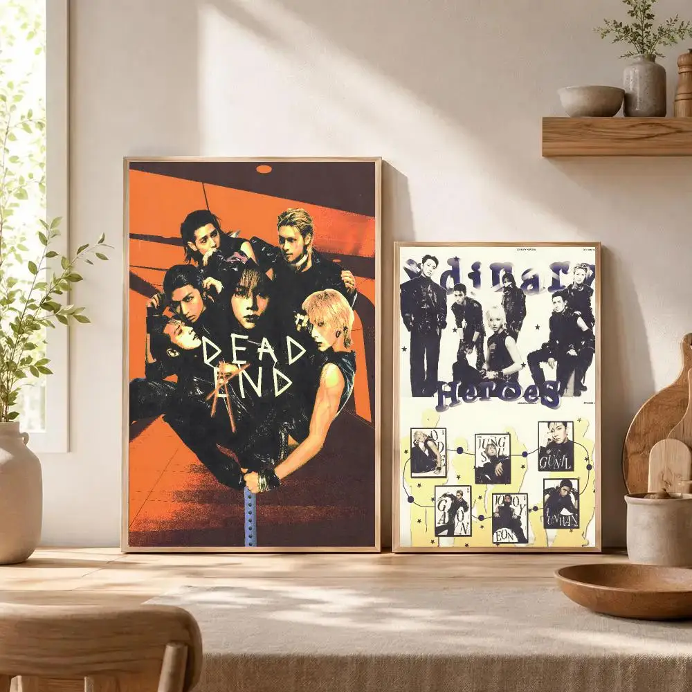 Xdinary Heroes KPop Band Punk Poster Self-adhesive Advanced Aesthetic Printing Paper Wall Art for Living Room Home Decor - view 5